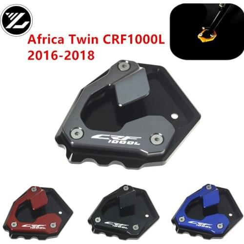 For Honda CRF1000L CRF 1000L Africa Twin 2016 2017 2018 Kickstand Side Stand Extension Pad Enlarge Extension Support Plate