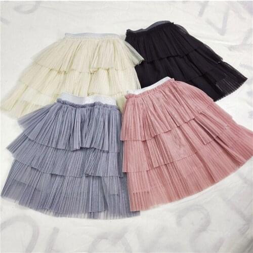 Sweet polka dot baby girls skirt cozy 3 layers mesh tulle princess pettiskirt for toddler girls party wedding costumes children