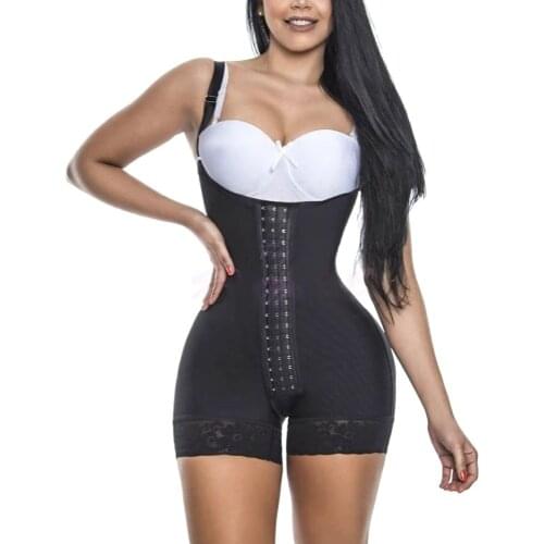 WomenS Corset Underwear Hook And Eye Closure Tummy Control Adjustable Crotch Open Bust Bodysuit Weight Loss Three-breasted