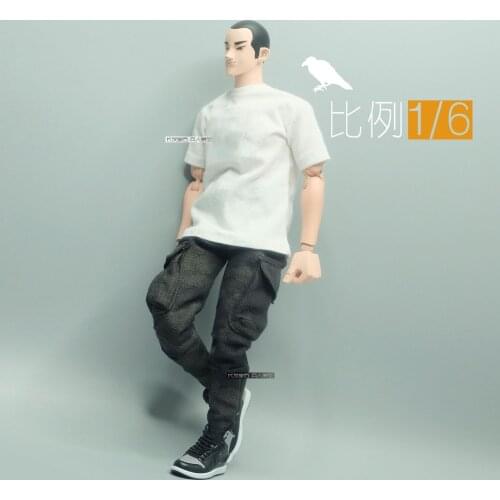 1/6 Male Soldiers Clothing Trends Overalls Big Pocket Pants for 12-inch dolls in stock