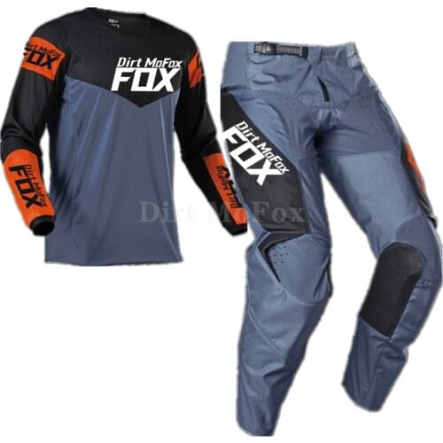 2021 Racing Dirt Mo Fox 180/360 Motocross Jersey and Pants Motorcycle MTB Bike Gear Set Mens Full Suit Motorcycle Racing Suit