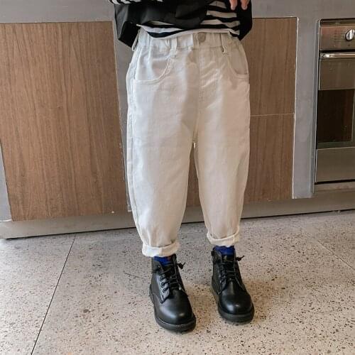 White Green Black Spring Autumn Casual Pants Boys Kids Trousers Children Clothing Teenagers Sport In Stock High Quality