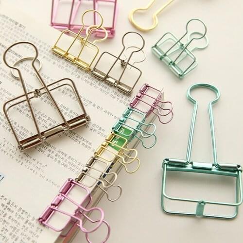 Paper Clips Clips De Papel Binder Hollow Clips Photo Holder Office Accessories Wonder Clips Cute Gift Bureau Accessoires Medium