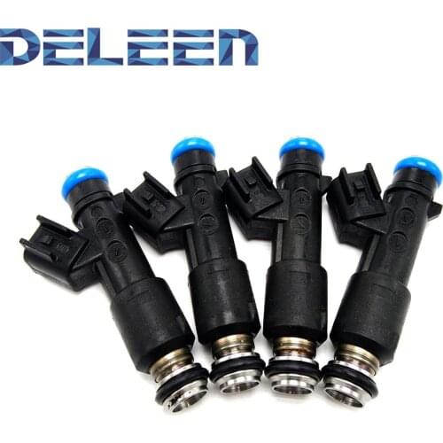 Deleen Set of 4 Fuel Injector 96493843 For Suzuki Forenza Reno 2006-2008 2.0L L4 FJ1130 Car Accessories