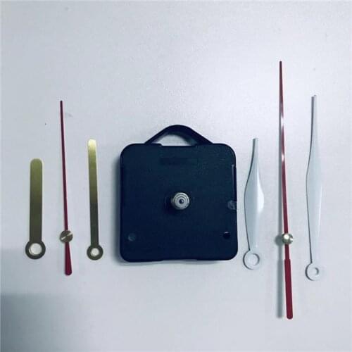 DHL 100sets High-quality Mute Quartz Wall Clock Movement M2188 Mechanism DIY Repair Part Set 18mm Spindle with Hands & hook