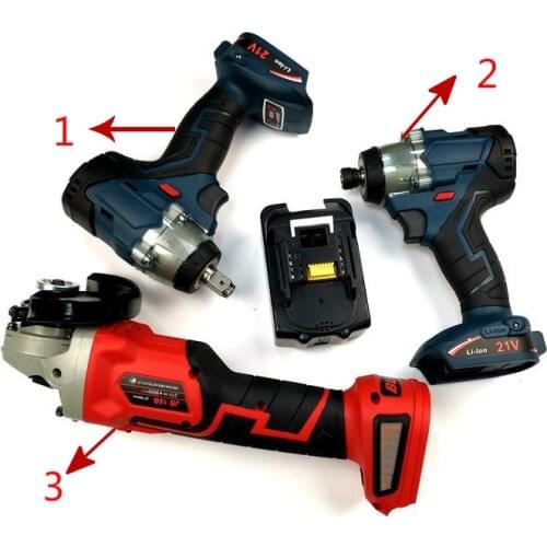 Torque Wrench screwdriver angle grinder 18V 125m brushless motor Cordless Impact Wrench Brushless Impact Drill Driver For Makita