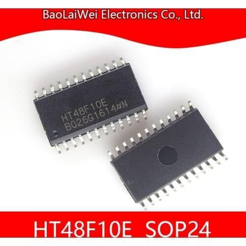 2pcs HT48F10E SOP24 ic chip Electronic Components Integrated Circuits Active Components I/O Flash Type MCU with EEPROM