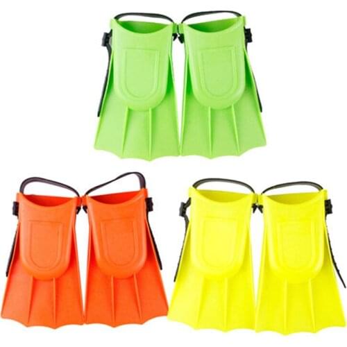 Toddler Learn Swimming kid Children Soft Adjustable Fin Flippers Swim Pool Beach