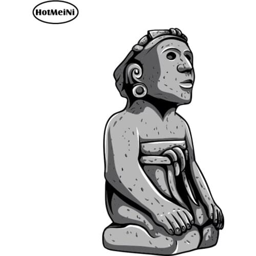 HotMeiNi 13cm x 7cm Funny Aztec Bundle Decal Cartoon Car Sticker Vinyl Rear Windshield Window Car Bumper Decals Racing Sticker