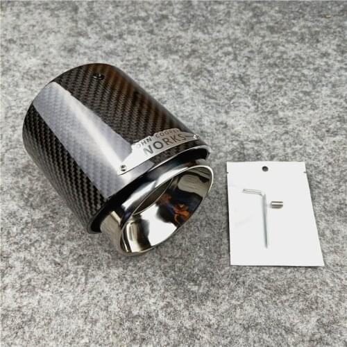 1 Pcs Top Quality Carbon Exhaust Muffler Tips For MINI Cooper S R55 R56 R57 R58 R59 R60 R61 F54 F56 F57 F60 JCW Muffler Pipes