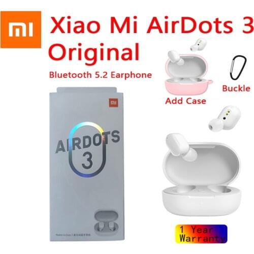 Xiaomi Redmi AirDots 3 Earphone Hybrid Vocalism Wireless Bluetooth 5.2 Mi True Wireless Headset CD-level Sound Quality