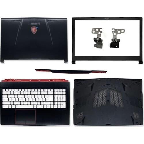 New For MSI GE63 GE63VR MS-16P1 MS-16P2 GE63VR Laptop LCD Back Cover/Front Bezel/Hinges/Hinges Cover/Palmrest/Bottom Case