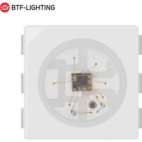 10~1000pcs SK9822 (Similar APA102) LEDs Chips IC SMD 5050 RGB For Strip Screen, with DATA and CLOCK seperately DC5V