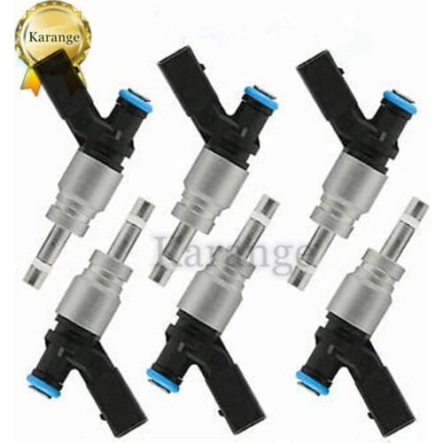 6 PCS High Quality Fuel Injectors for Audi A4 A5 A6 Q5 06E906036AE 06E906036F 06E906036E 06E906036AG 06E906036AA FJ1041