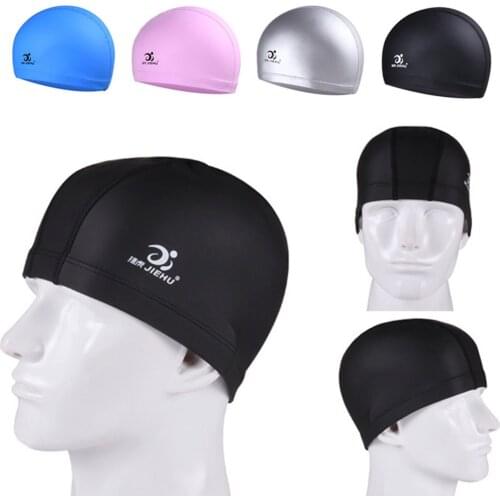 High Elastic Swimming Caps Protection Long Hair Summer Swiming Pool Bathing Hat Adult Waterproof Stretchable Comfortable Ears