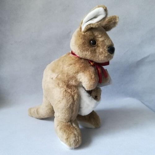 High quality goods cute kangaroo 27cm plush toy christmas gift d922