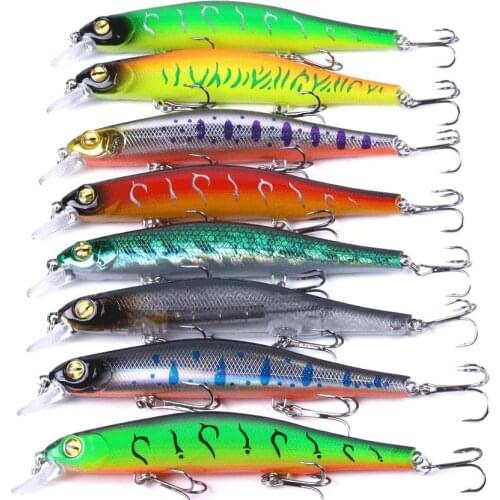 1Pcs 12.5cm/17.5g Magnet Long Shot Fishing Lure Slowly Sinking Minnow Fishing Lure Wobbler Crankbait 6# Treble Hook Fishing Lure