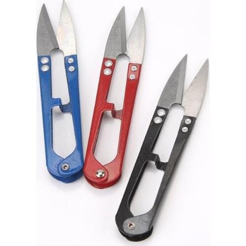 1pcs U Shape Clippers Scissors Sewing Tool For Organic Cotton RTA RBA Atomizer Vape Cotton DIY Tool Kit E Cigarette Accessories