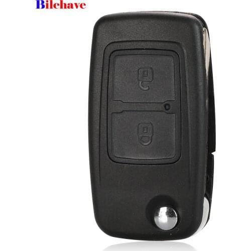 Bilchave 2Button Replacement For Chery A5 Fulwin Tiggo E5 A1 EASTER Folding Flip Remote Car Key Shell Case Fob With Uncut Blade
