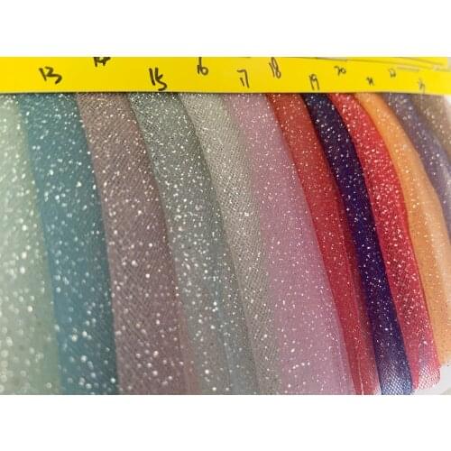 20 yards Sparkle pink tulle fabric with glitters for dress, galaxy like mesh fabric for couture, dress, costume wholesale free s