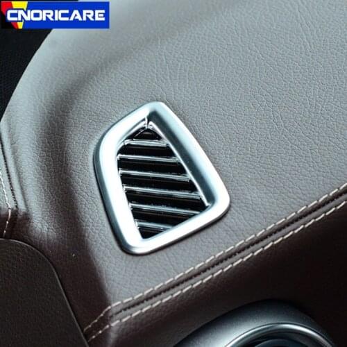 Car Dashboard Air Conditioning Outlet Frame Decoration Sticker Trim For Mercedes Benz C Class W205 GLC X253 Interior Styling