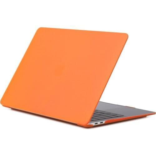 For Macbook Air 13" A2337/A2179/A1369 A1466/Pro 13" A2338/Pro 15"/Air 11"/Macbook 12" A1534 Matte Orange Laptop Case Hard Cover