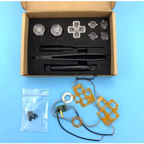 For PS4 Wireless Controller LED Light Board DIY Button Analog Joystick LED Light Board
