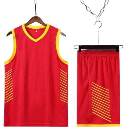 Men Women Basketball Jerseys Sets Professional Vest+Shorts Uniforms College Tracksuits Basketball Jersey Side Pockets