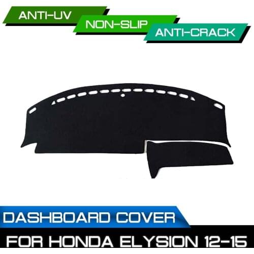 Car Dashboard Mat Anti-dirty Non-slip for Honda ELYSION 2012 2013 2014 2015 Dash Cover Mat UV Protection Shade Sticker