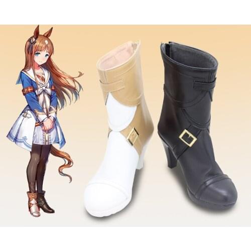 Uma Musume Pretty Derby Grass Wonder Cosplay Shoes Boots Halloween Costume Accessories