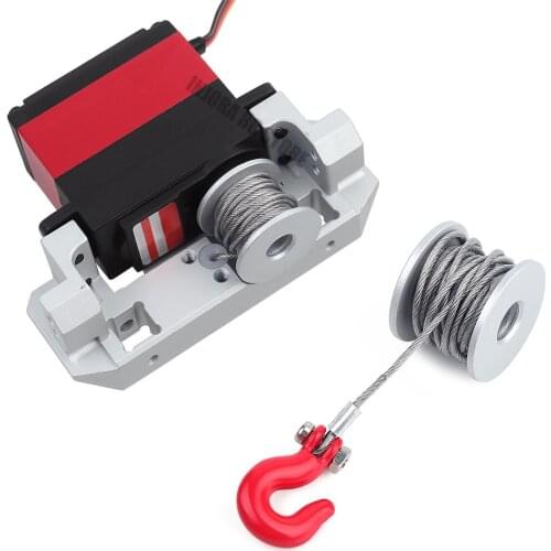 Metal Servo Steering Gear Winch Wheel 25T for 1/10 RC Crawler Axial SCX10 90046 D90 Tamiya MST Traxxas TRX4