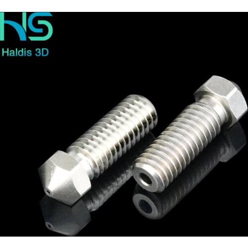 Haldis 3D volcano nozzle copper-plated, non-stick, durable, high performance, M6 thread for E3D Volcano Hotend 3D printer