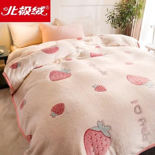 Blanket Duvet Air Conditioning Blanket Sofa Blanket Coral Fleece Blanket Flannel Bed Single Office Nap Blanket
