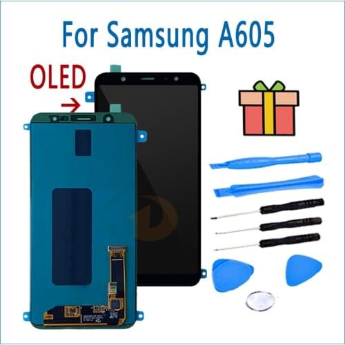 OLED LCD For Samsung LCD With Touch Screen For Samsung Galaxy A6+ A605 Display