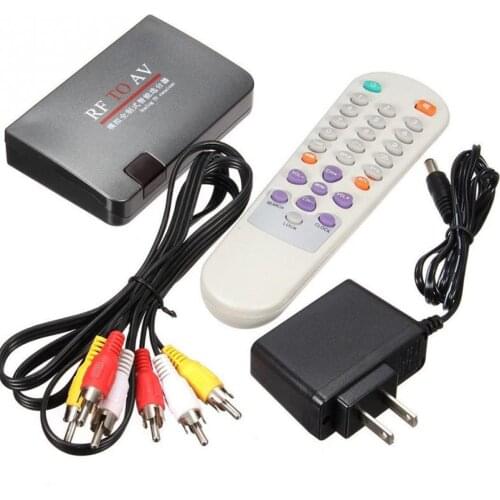 F To AV Receiver RF To AV Analog Cable TV Receiver Converter USB With Remote Control For A Wide Voltage Range Of 110-240V