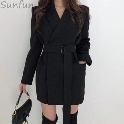 Suofun Women's Coats With A Belt