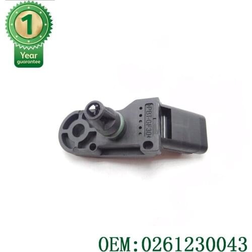 HIGH NEW standard quality MAP SENSOR OEM 0261230043 Fits For Peugeot Citroen Fiat Intake Air Pressure MAP Sensor