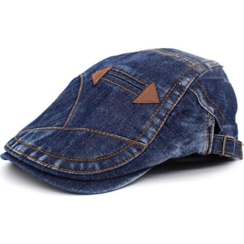 2021 Cotton Arrow Patch Newsboy Caps Flat Peaked Cap Outdoor Men and Women Painter Beret Hats 25