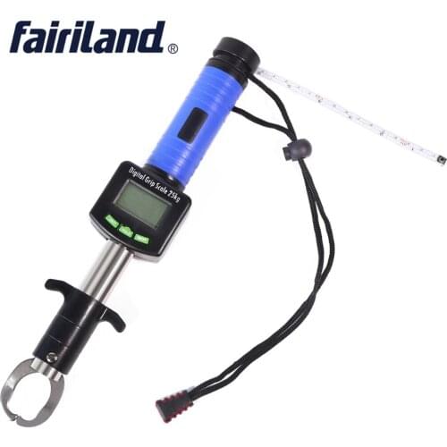 3 color Led Electronic Digital Fish Lip Grabber 32.5CM Fishing Tackle Grip Gripper Pliers Tool With Scale Weight Water Resistant