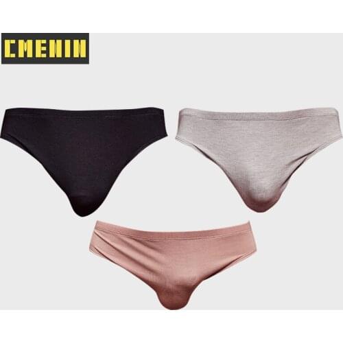 3Pcs Hot Modal Gay Panties Jockstrap Mens Briefs Quick Dry Innerwear Sexy Man Underwear Brief Men Underpants Masculina AD315