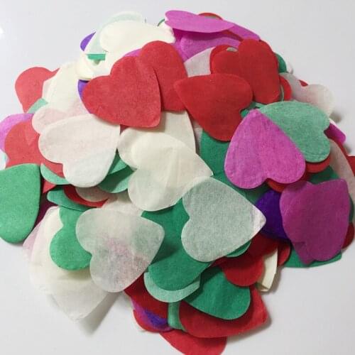 6000PCS Mixed Paper Heart Wedding Confetti For Birthday Party Wedding Table Decorations