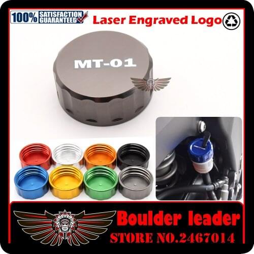 8 Colors Motorcycle CNC Aluminum Rear Brake Fluid Reservoir Cover Cap For YAMAHA MT-01 MT 01 2004 2005 2006 2007 2008 2009