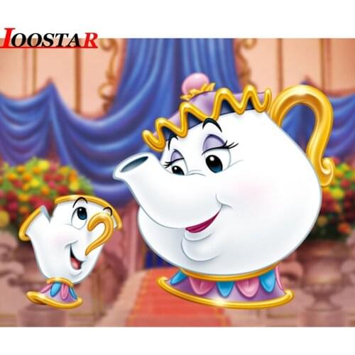 5D DIY Diamond Painting "Cartoon teapot" 3D Full Square/Round Drill Embroidery Cross Stitch 5D Home Decor