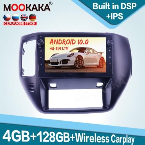 128GB Carplay Android 10.0 Car Multimedia Player for Nissan Patrol Y61 Auto Radio GPS Navigation Audio Stereo Head Unit