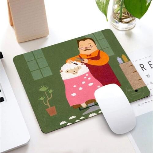 Childlike Cute animal small Mouse Pad Gaming Accessories Notebook Genshin Impact Keyboard Pad Desktop Non-slip MousePads for LOL