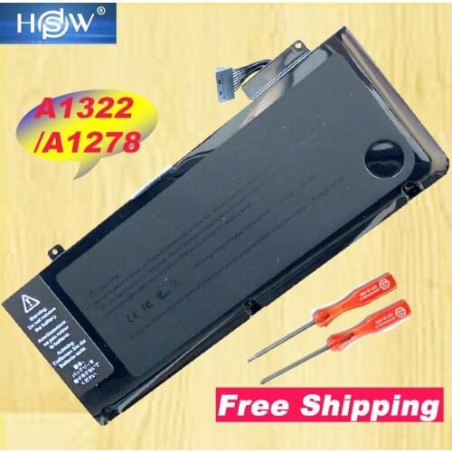 HSW Laptop Battery For Apple Macbook Pro 13" A1322 A1278 661-5229 661-5557 020-6547-A