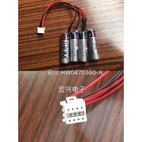 HW0470360-A Industrial robot lithium battery HW0470360 470360-A 470360 3.6V PLC server Li-ion battery 4 ER6V batterise pack