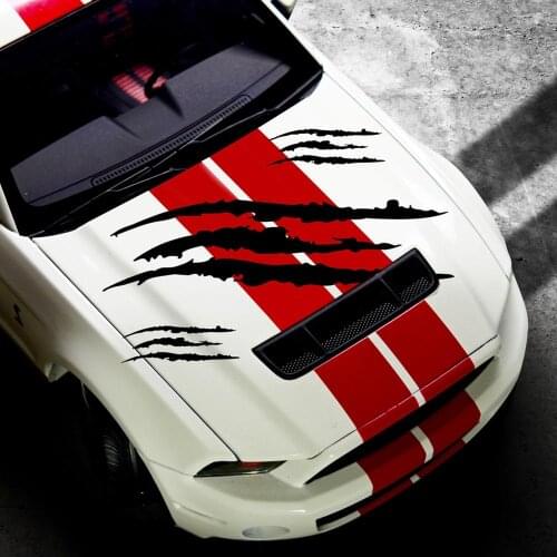 Claw Marks Car Stickers Decal Headlight Reflective Sticker Waterproof Scratch Decorative Car Headlamp Engine Sticker Films