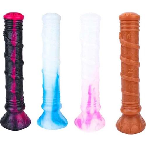 Huge Horse Animal Dildo Anal Plug Slilcone Artificial Penis With Suction Cup Vagina Massage Thick Dildo Adult Sex Toys For Women