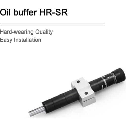 1PC HR15/HR30/HR60/HR80/HR100 Pneumatic Adjustable hydraulic speed stabilizer anti-collision oil pressure damper